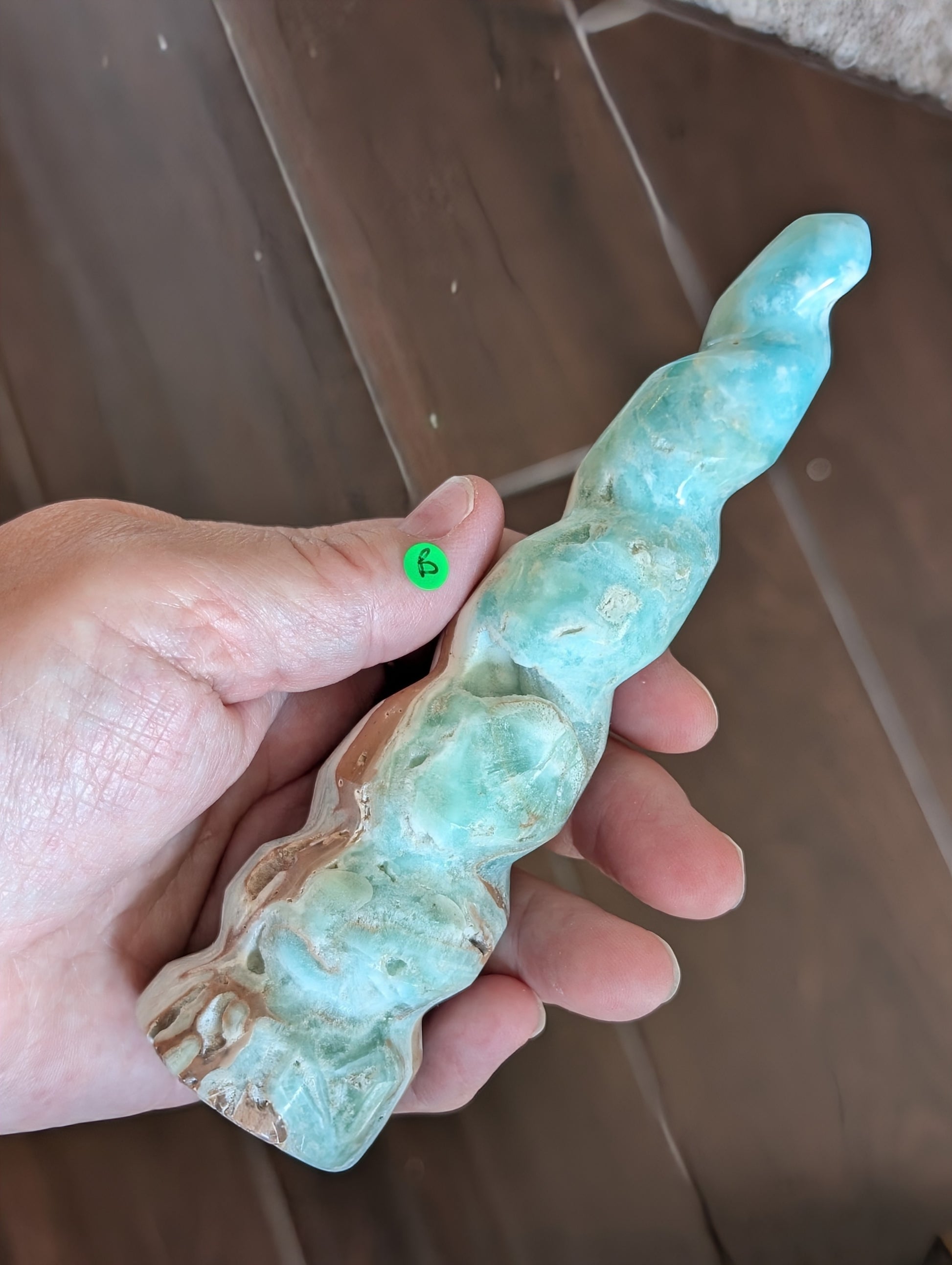 Caribbean Calcite Unicorn Horn 1B2