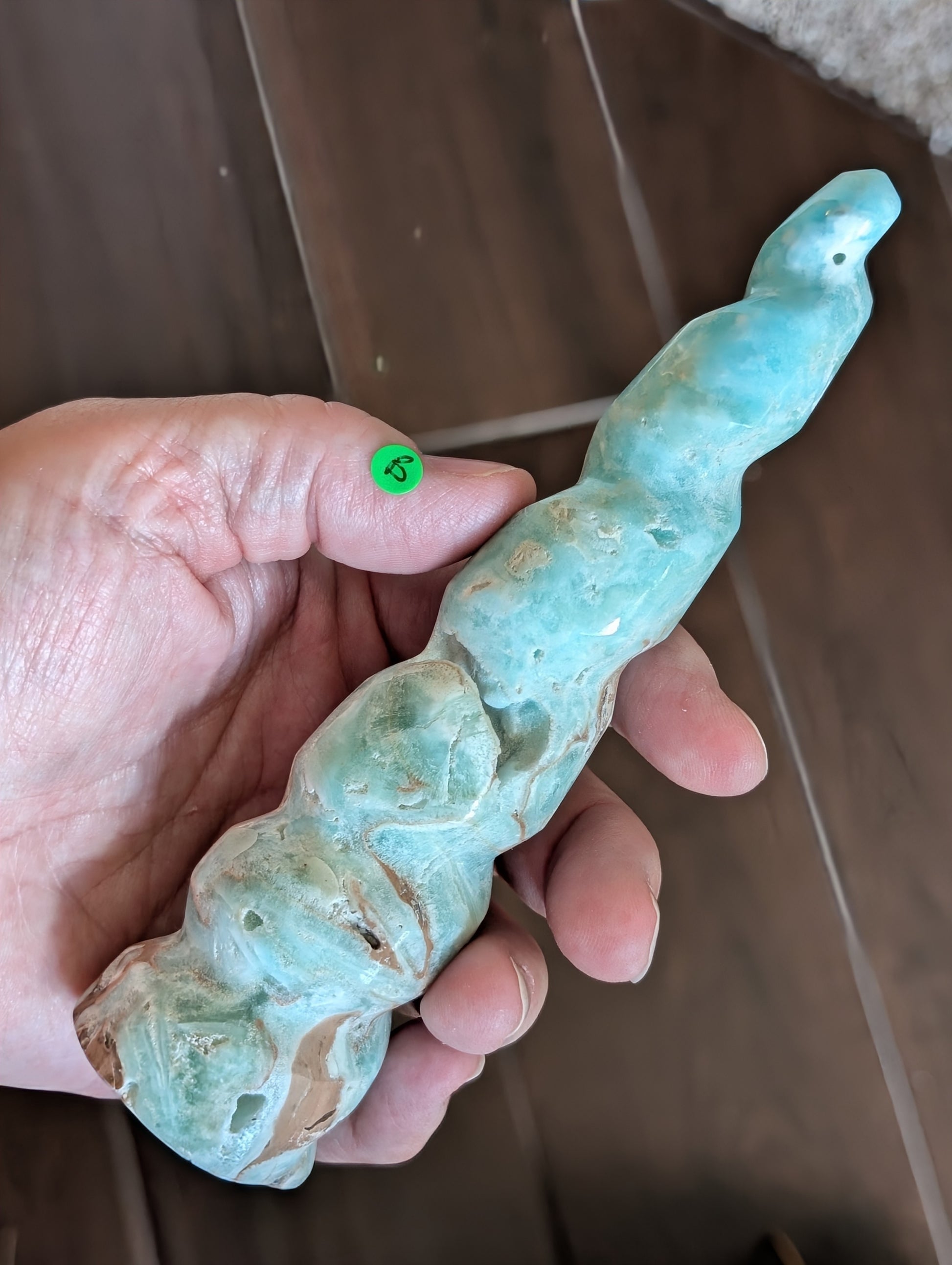 Caribbean Calcite Unicorn Horn 1B3