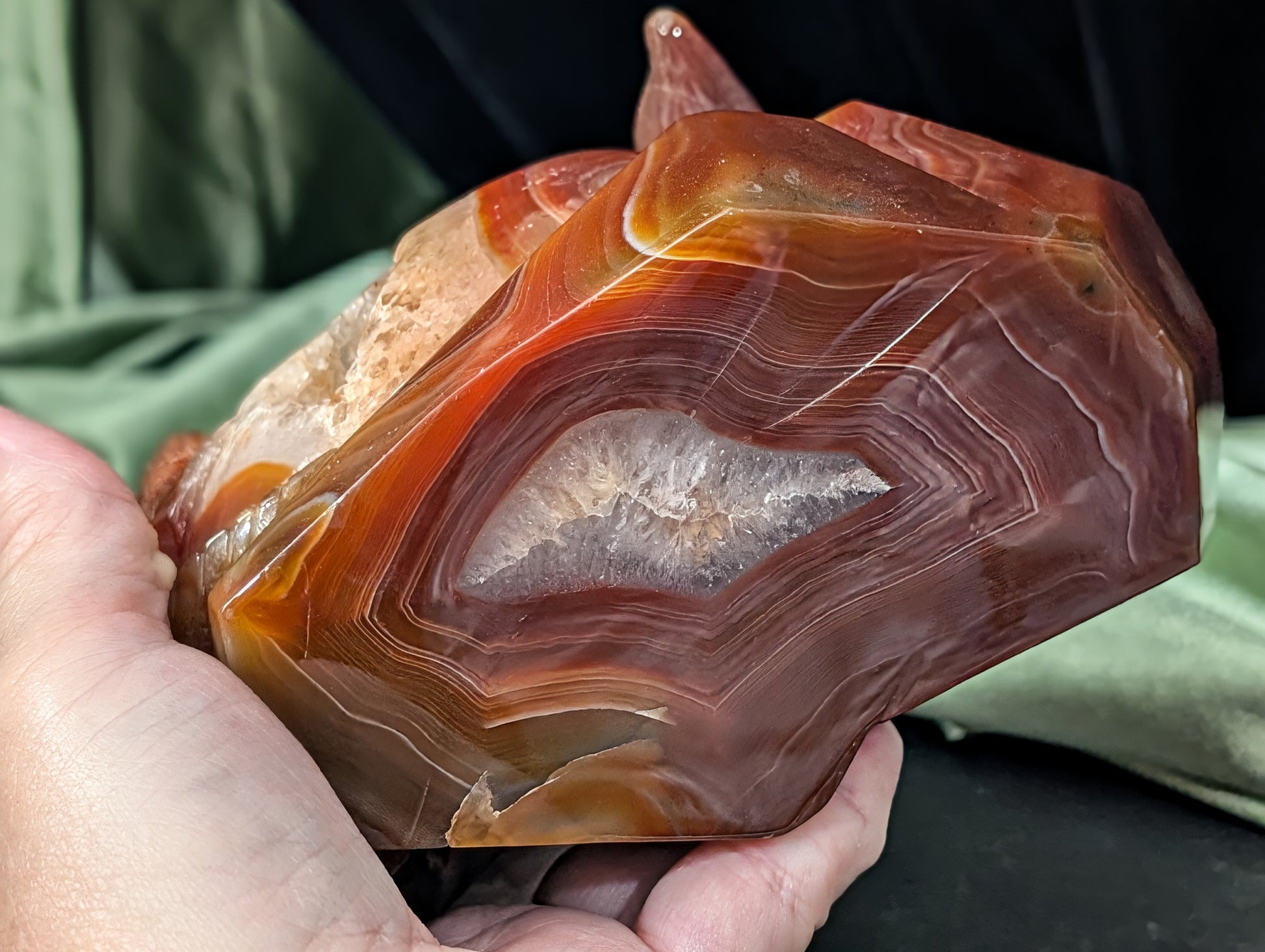 Carnelian Lizard Figurine