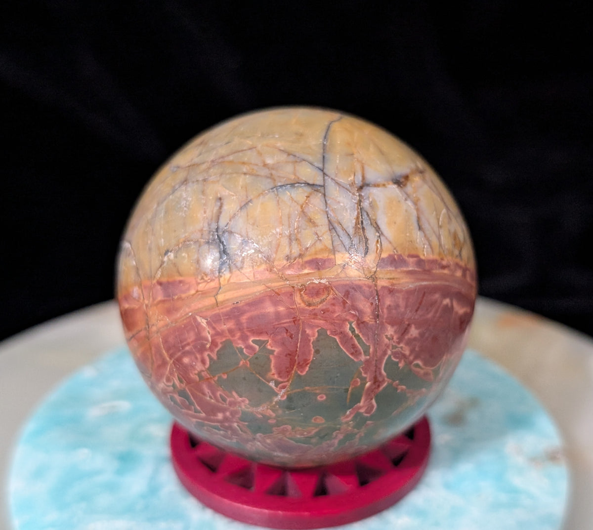 Cherry Creek Jasper Sphere