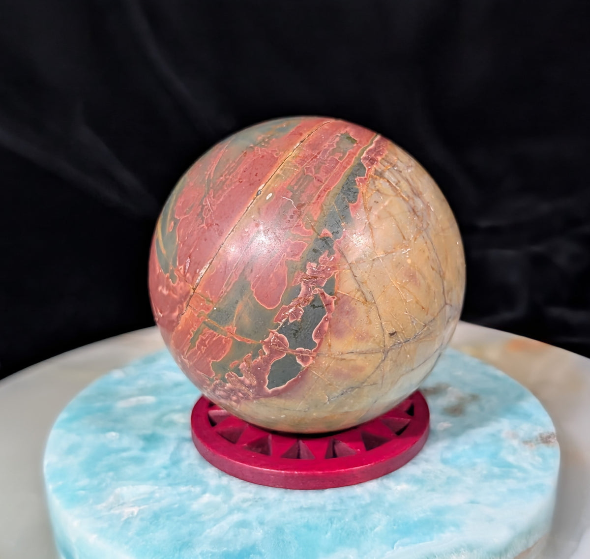 Cherry Creek Jasper Sphere