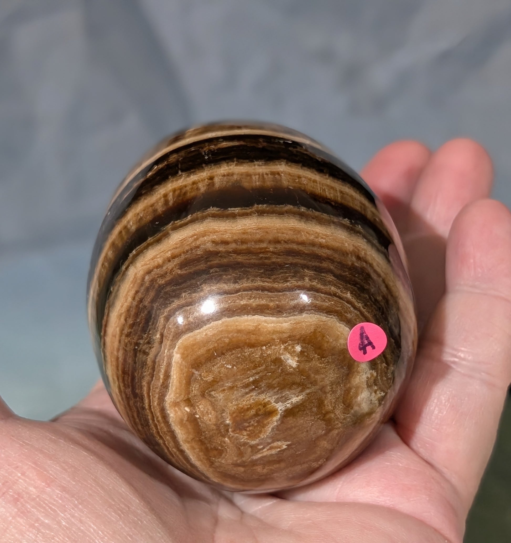 Chocolate Calcite Egg