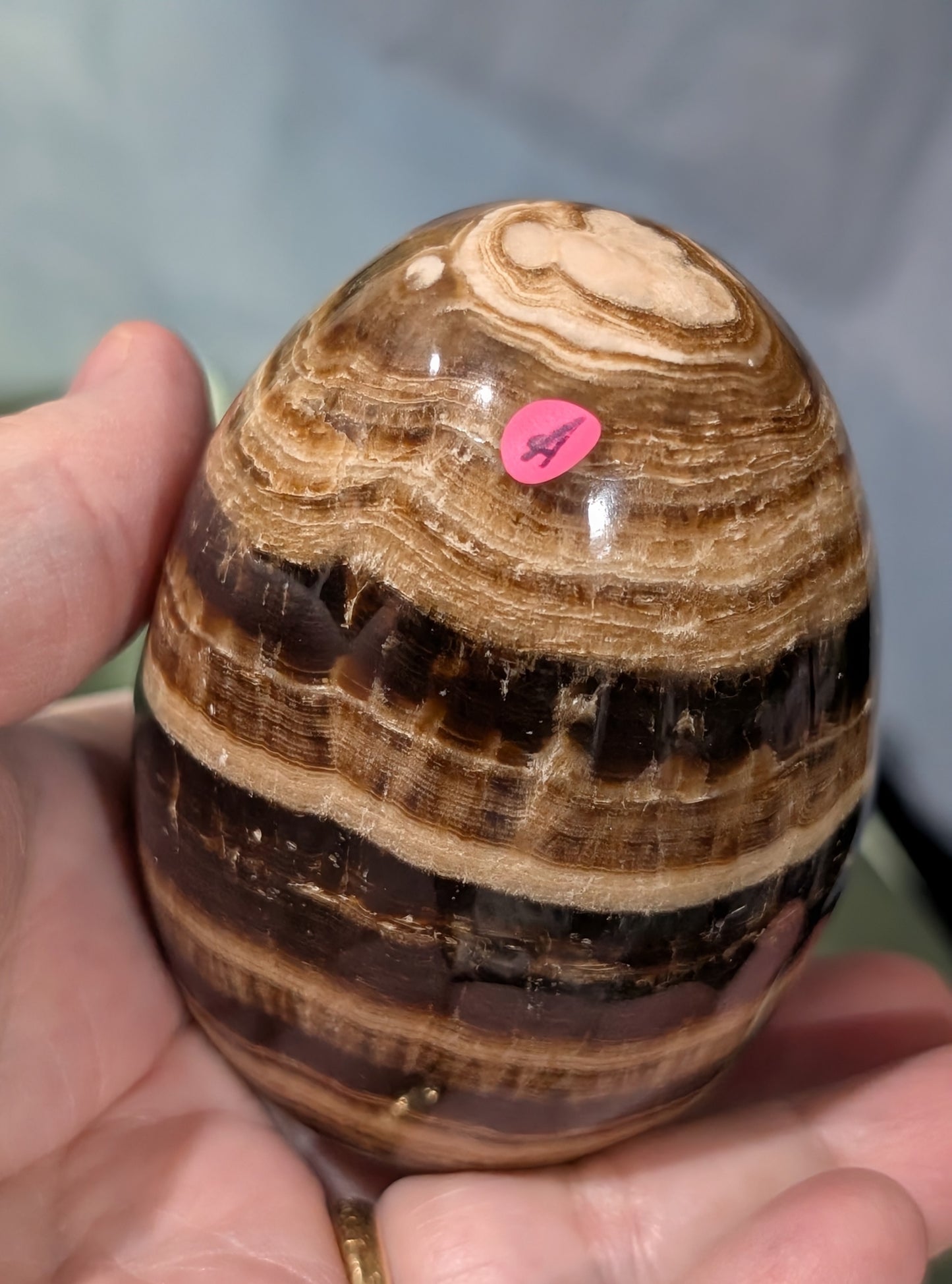 Chocolate Calcite Egg