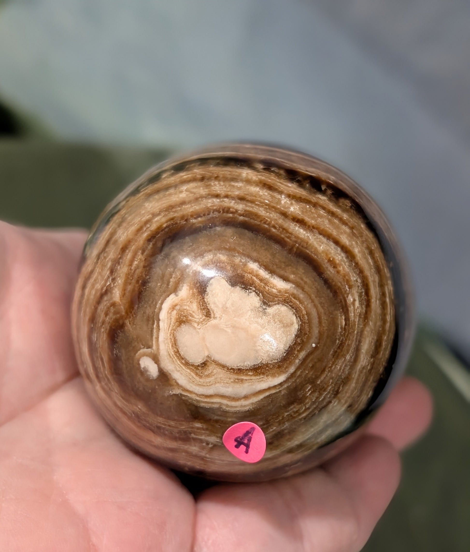 Chocolate Calcite Egg