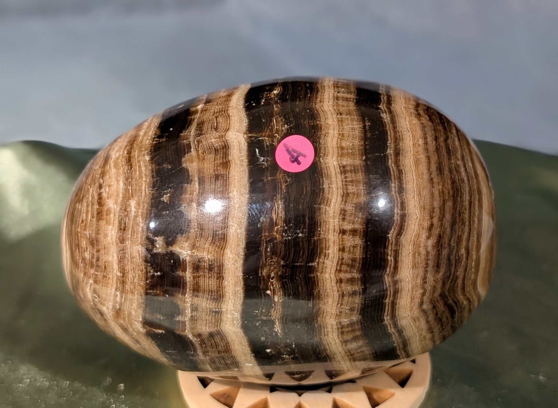 Chocolate Calcite Egg