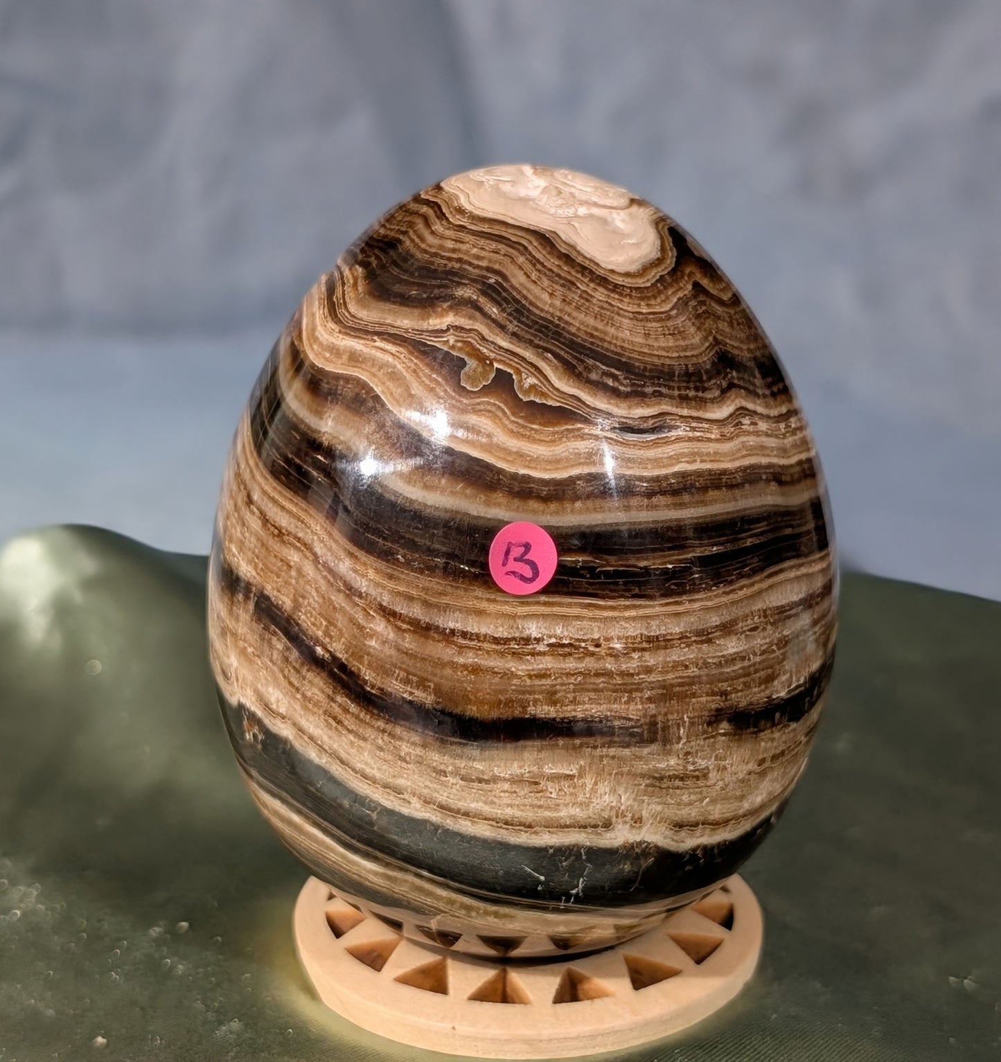 Chocolate Calcite Egg