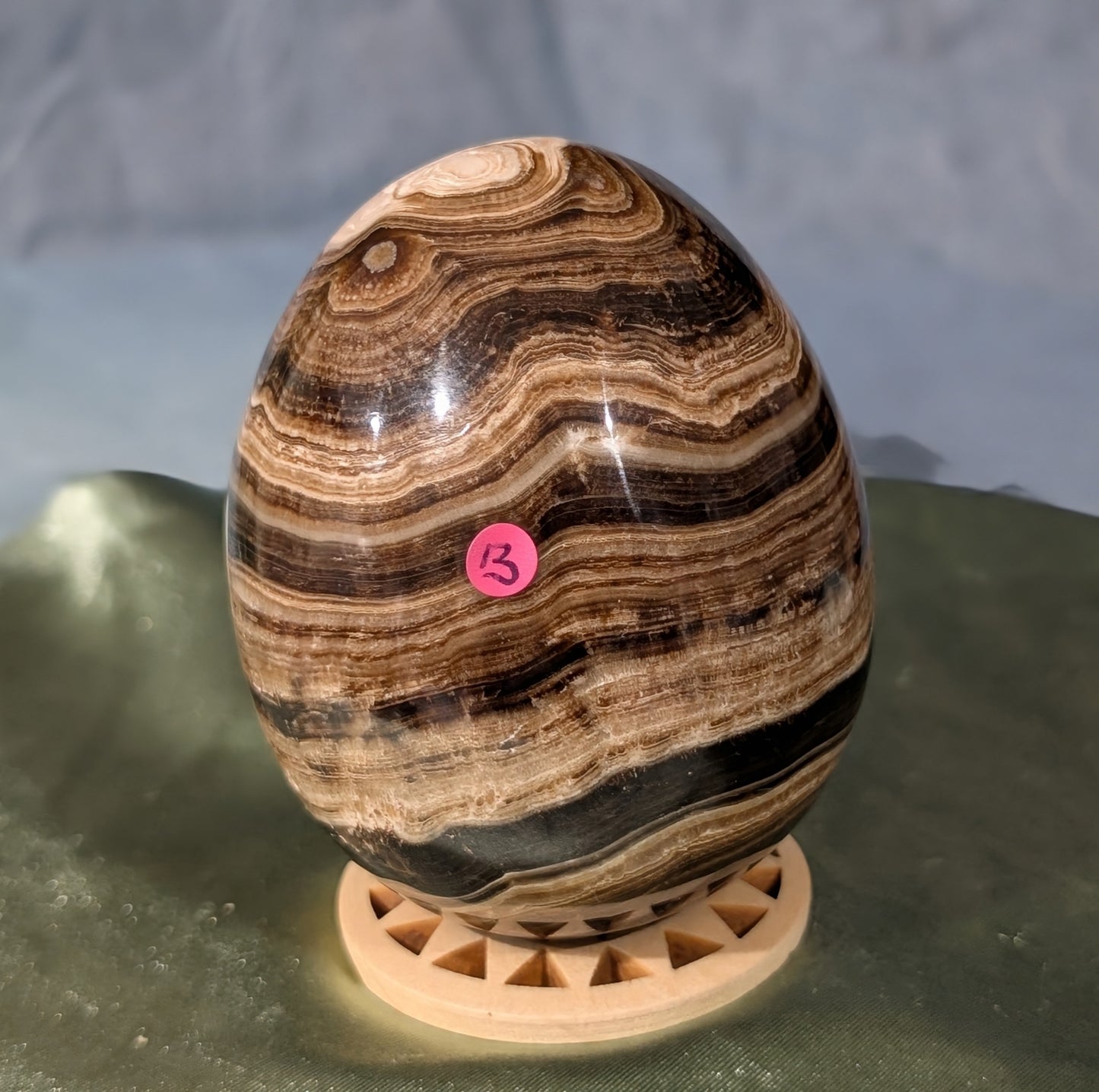 Chocolate Calcite Egg
