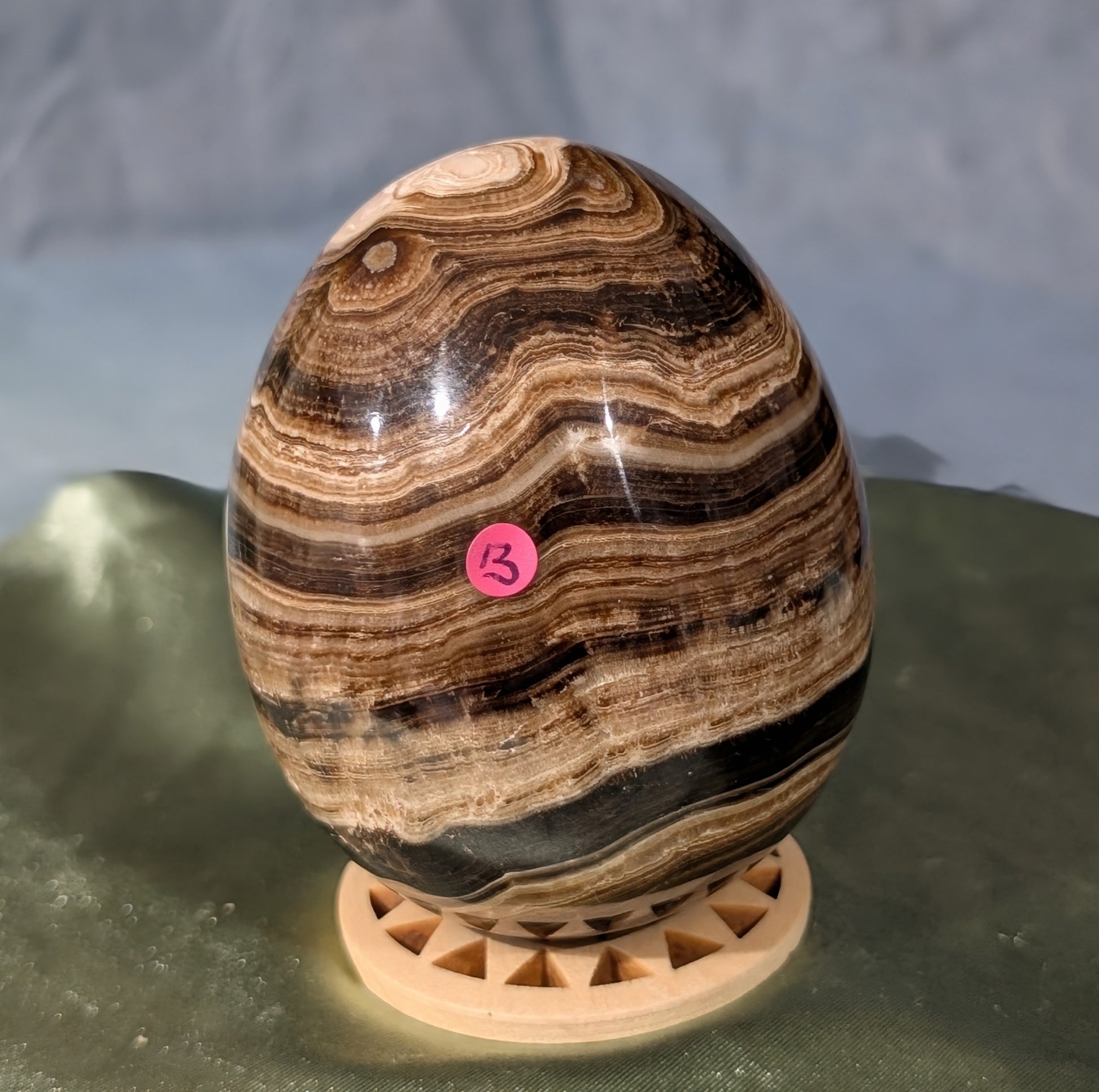 Chocolate Calcite Egg