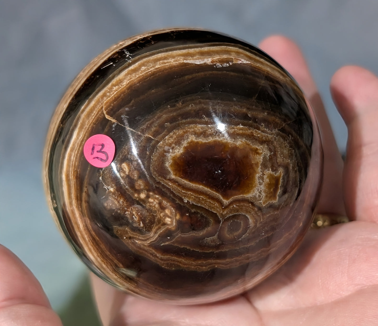 Chocolate Calcite Egg