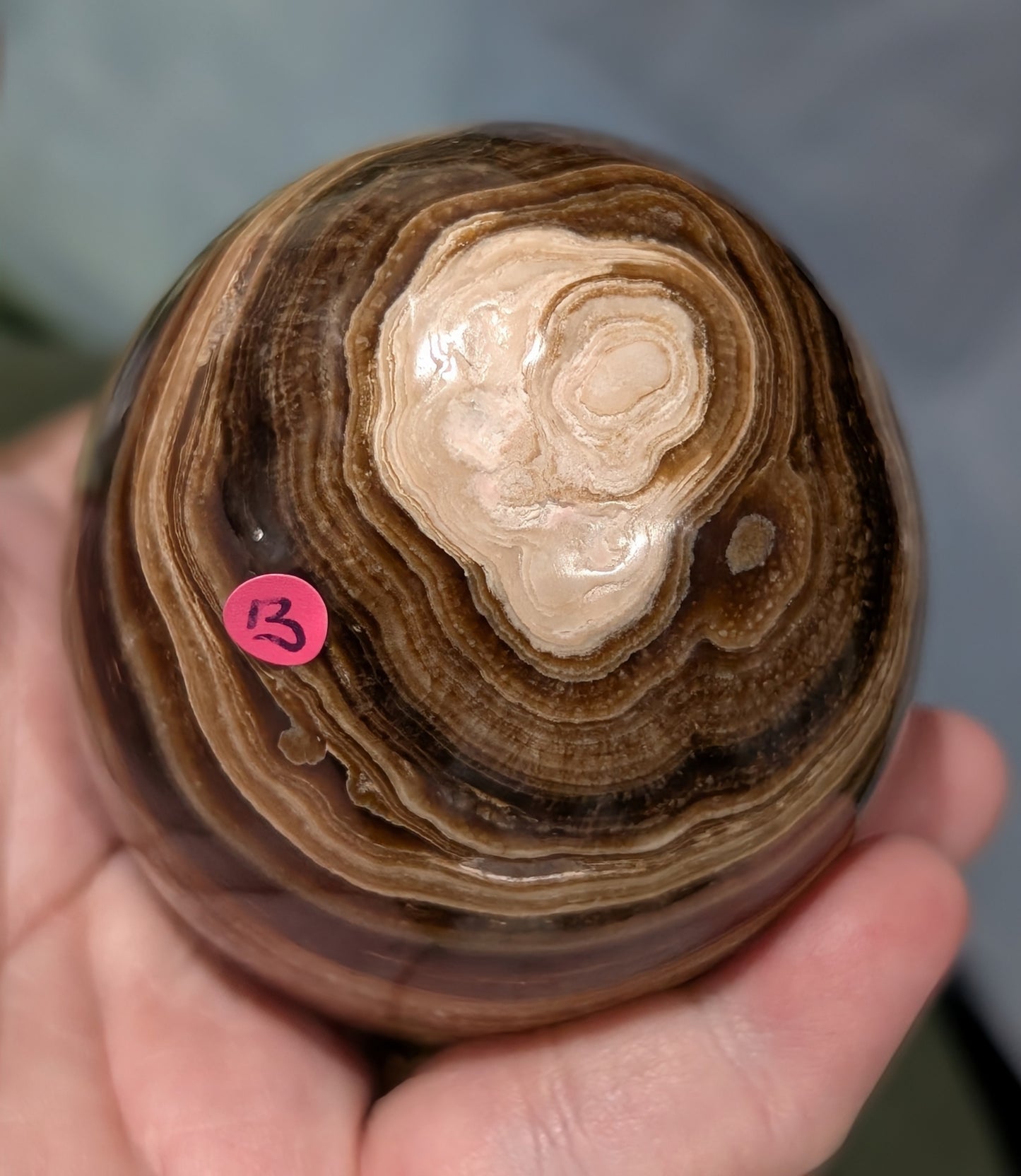 Chocolate Calcite Egg