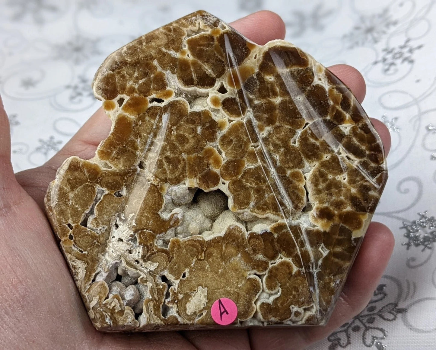 Bubble Chocolate Calcite Freeform 1A2