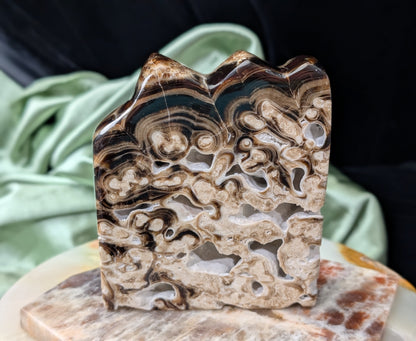 Chocolate Calcite Freeform