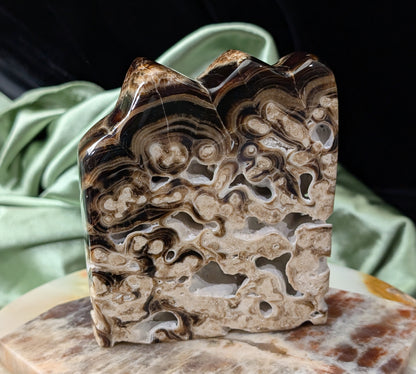 Chocolate Calcite Freeform