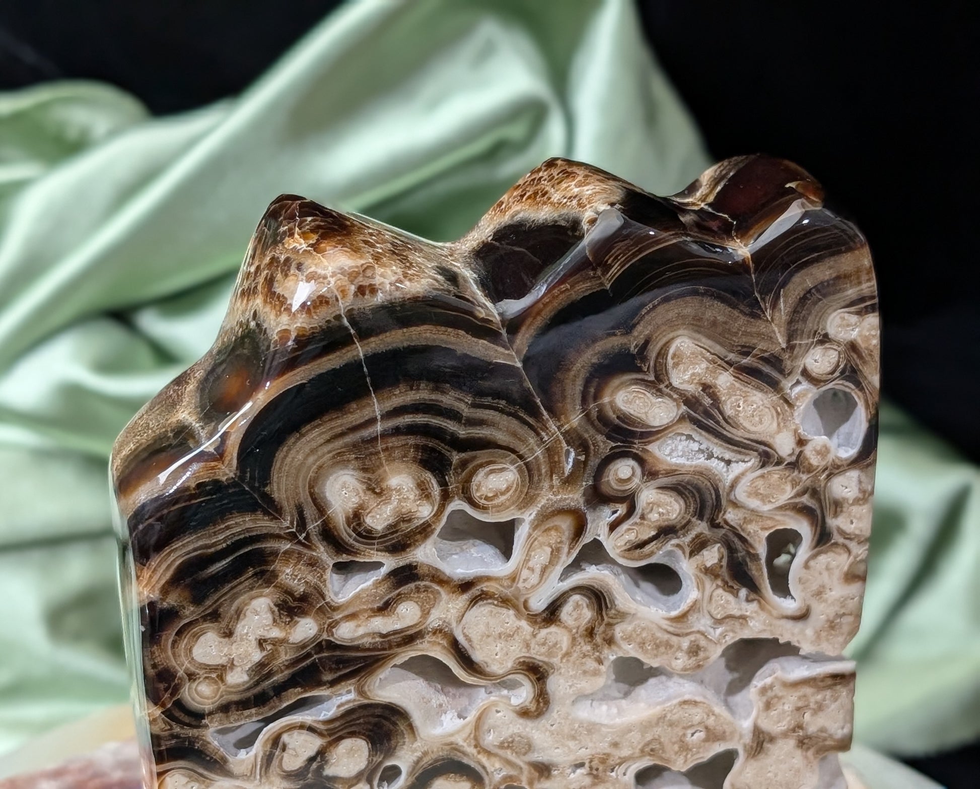 Chocolate Calcite Freeform