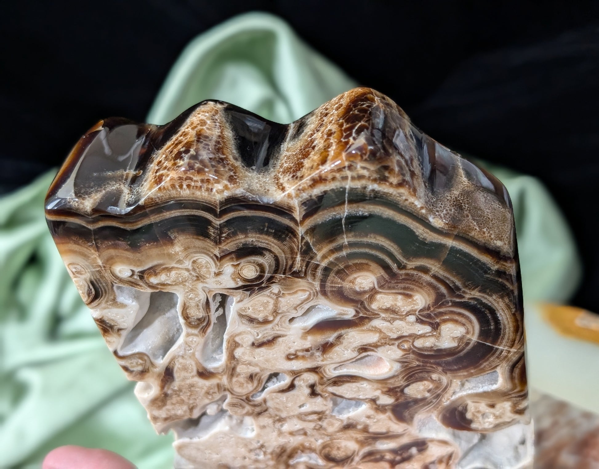 Chocolate Calcite Freeform