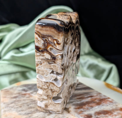 Chocolate Calcite Freeform