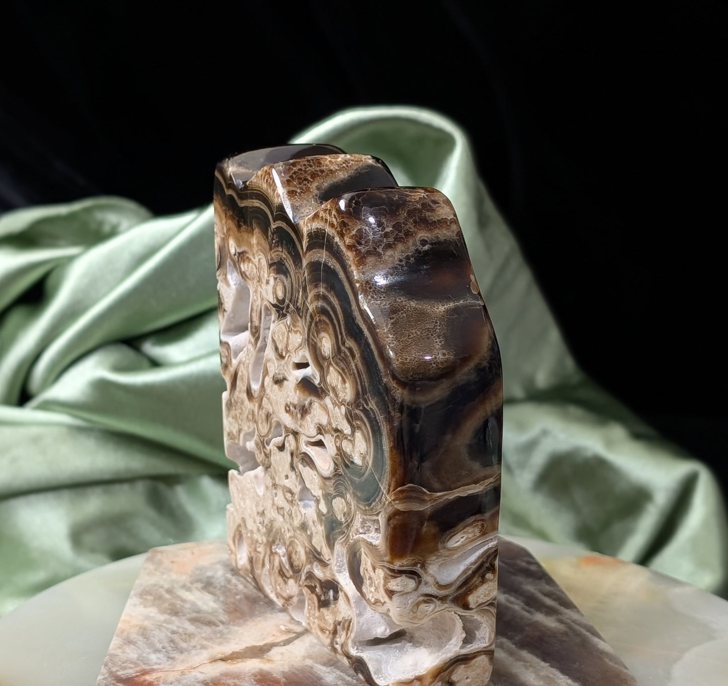 Chocolate Calcite Freeform