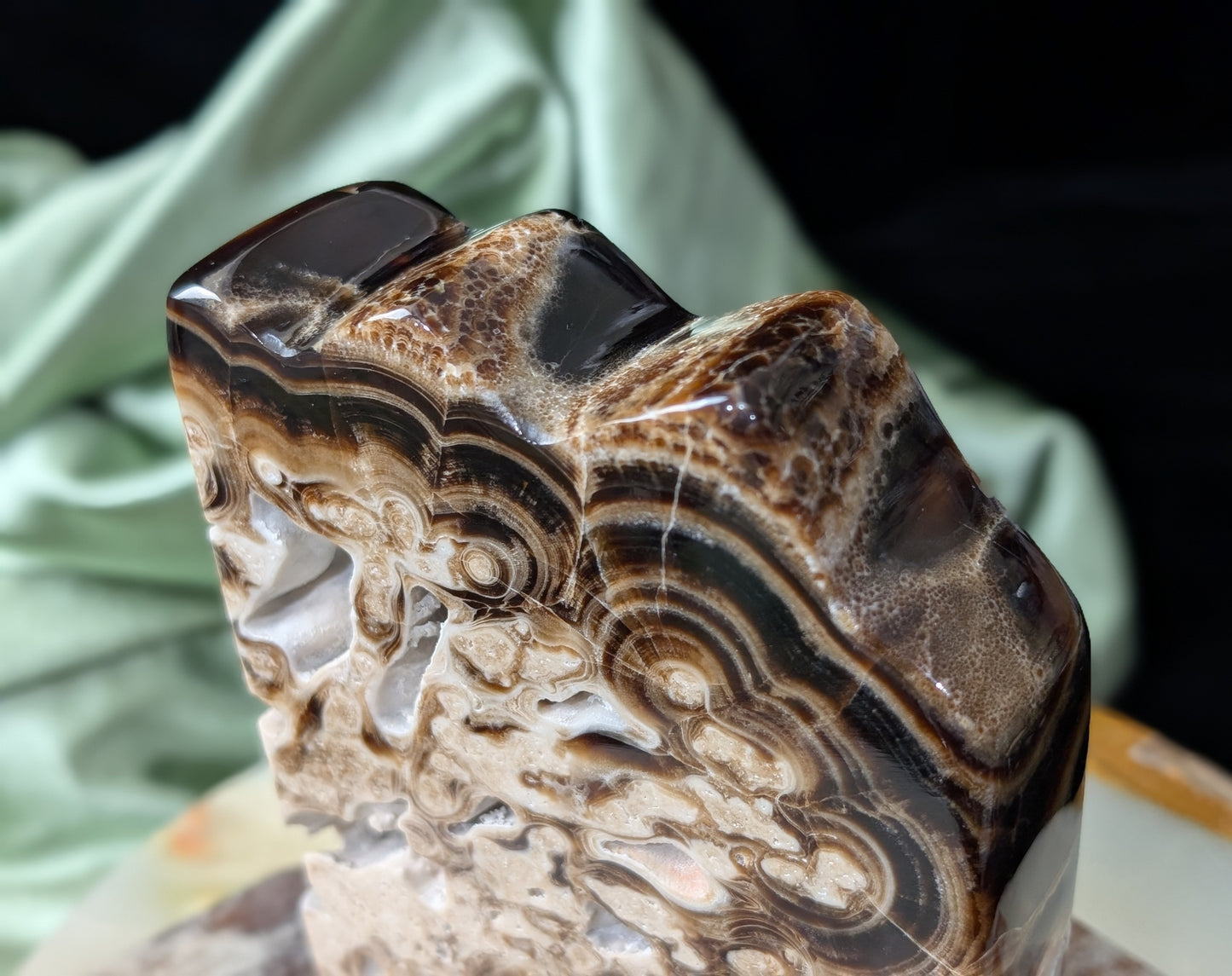 Chocolate Calcite Freeform