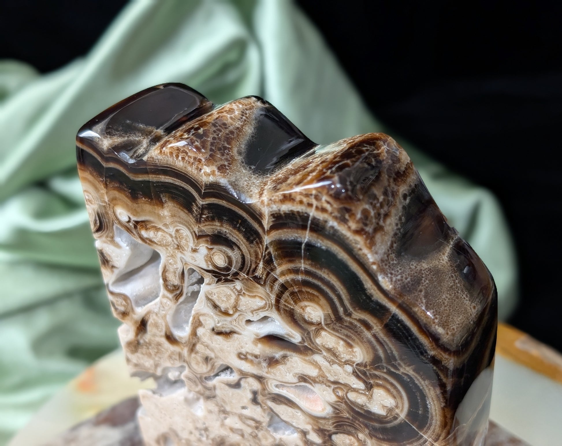 Chocolate Calcite Freeform
