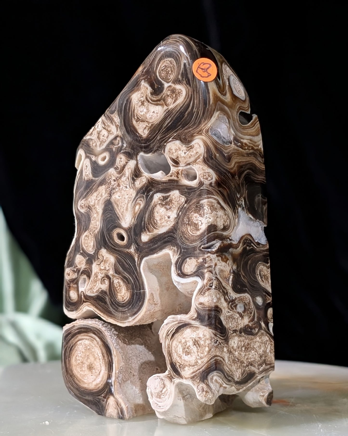 Chocolate Calcite Freeform