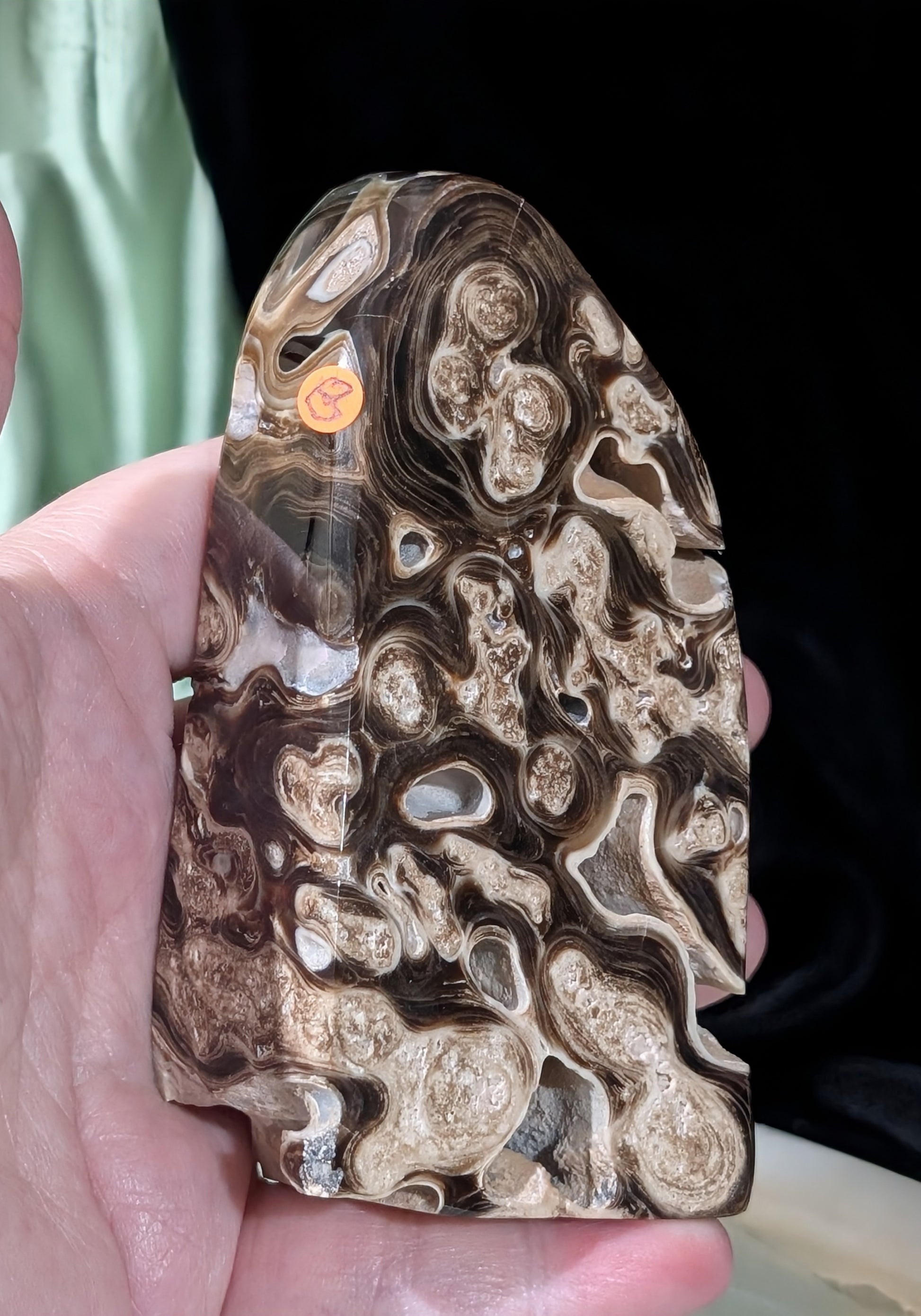 Chocolate Calcite Freeform