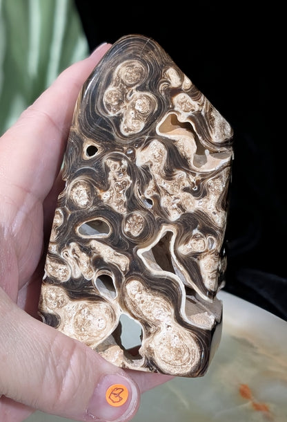 Chocolate Calcite Freeform