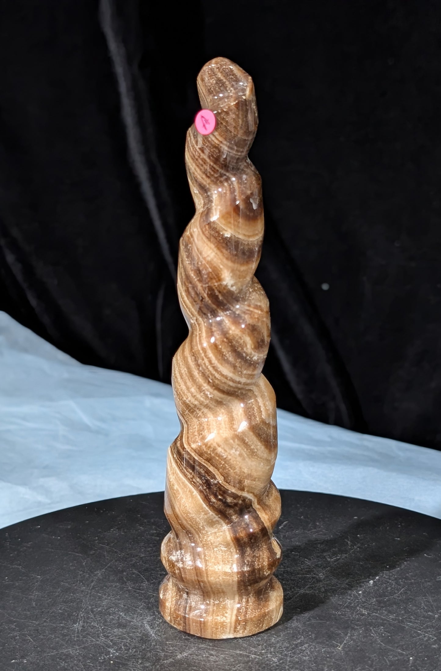 Chocolate Calcite Unicorn Horn