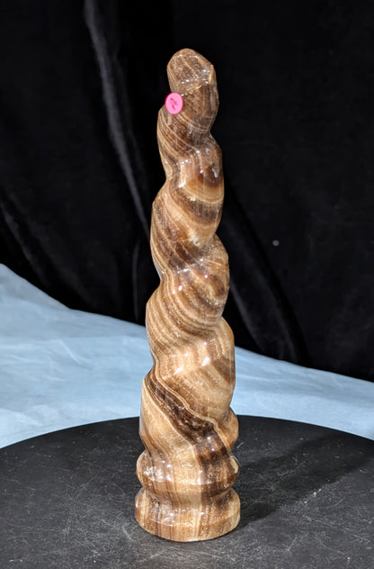 Chocolate Calcite Unicorn Horn