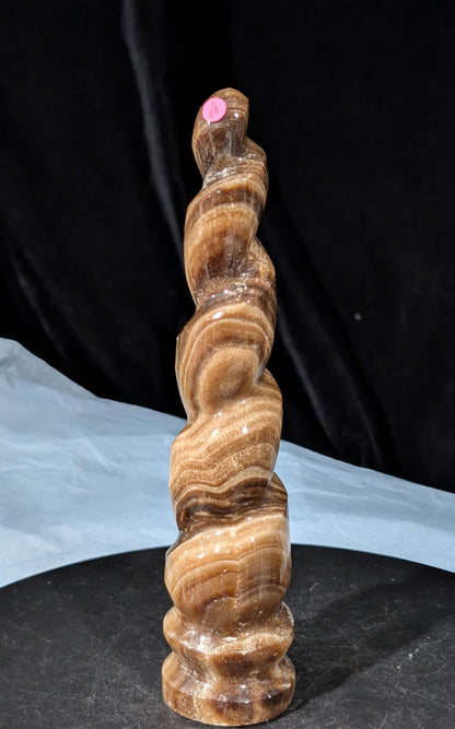 Chocolate Calcite Unicorn Horn