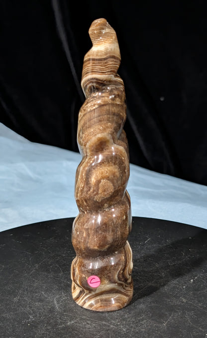 Chocolate Calcite Unicorn Horn