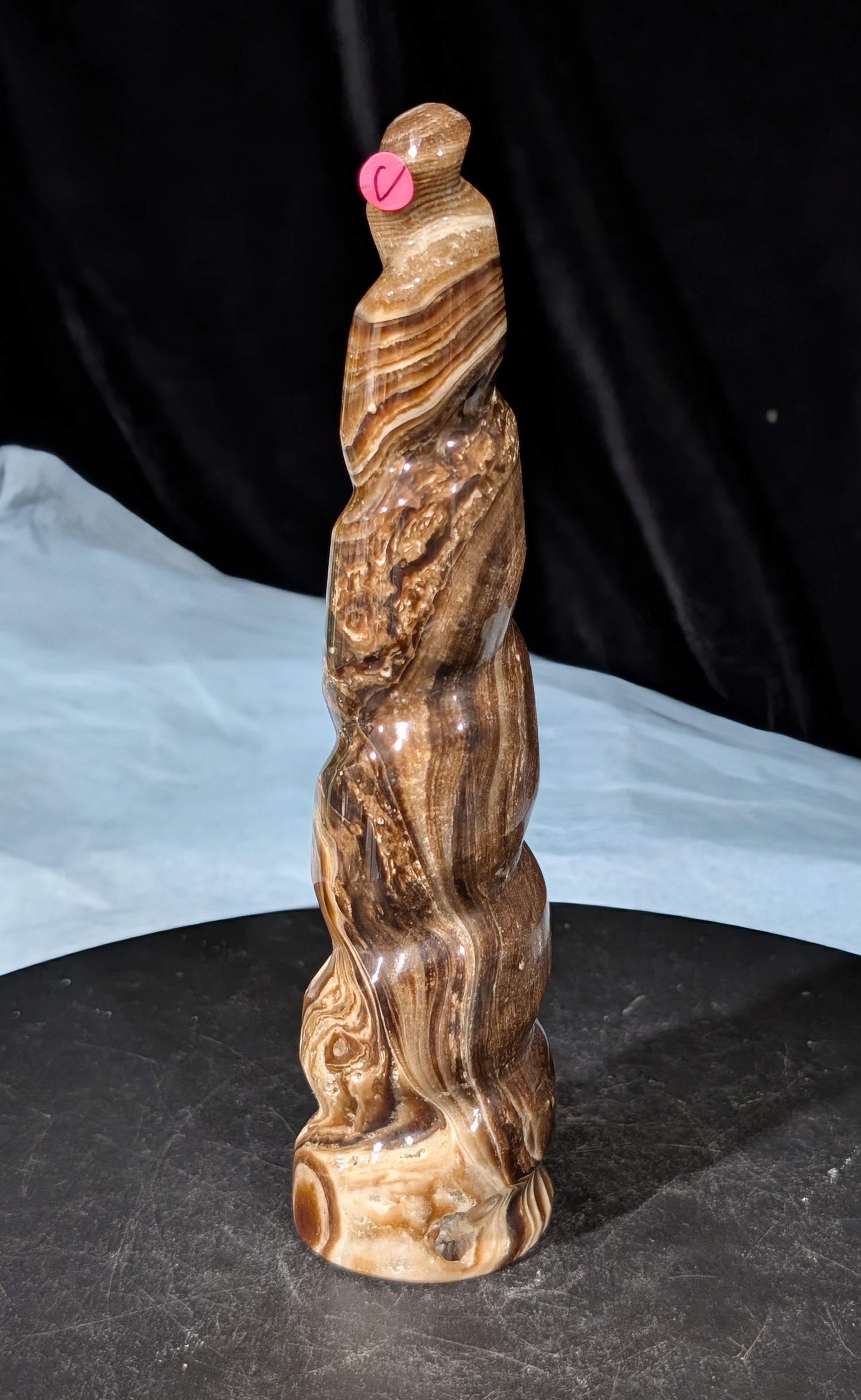 Chocolate Calcite Unicorn Horn
