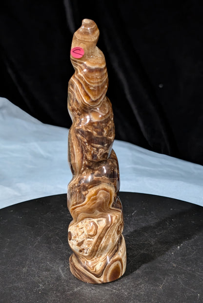 Chocolate Calcite Unicorn Horn