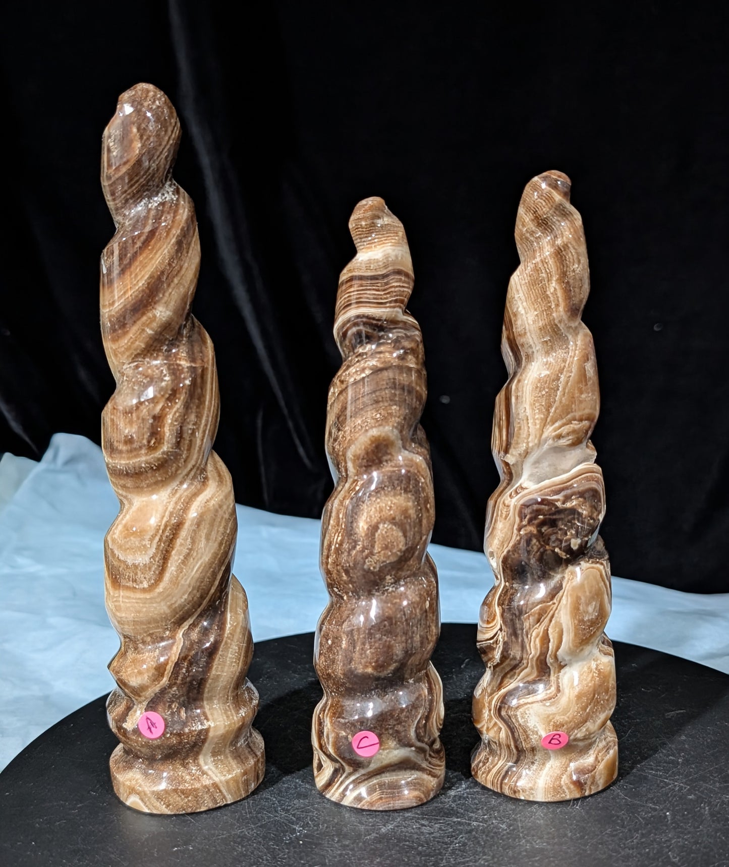 Chocolate Calcite Unicorn Horns