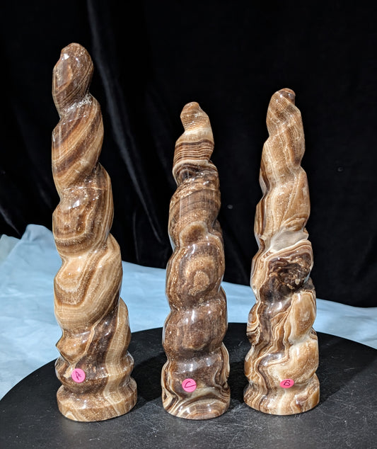 Chocolate Calcite Unicorn Horns