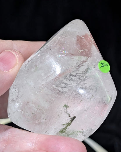 Clear Quartz Freeform with Chlorite Inclusions