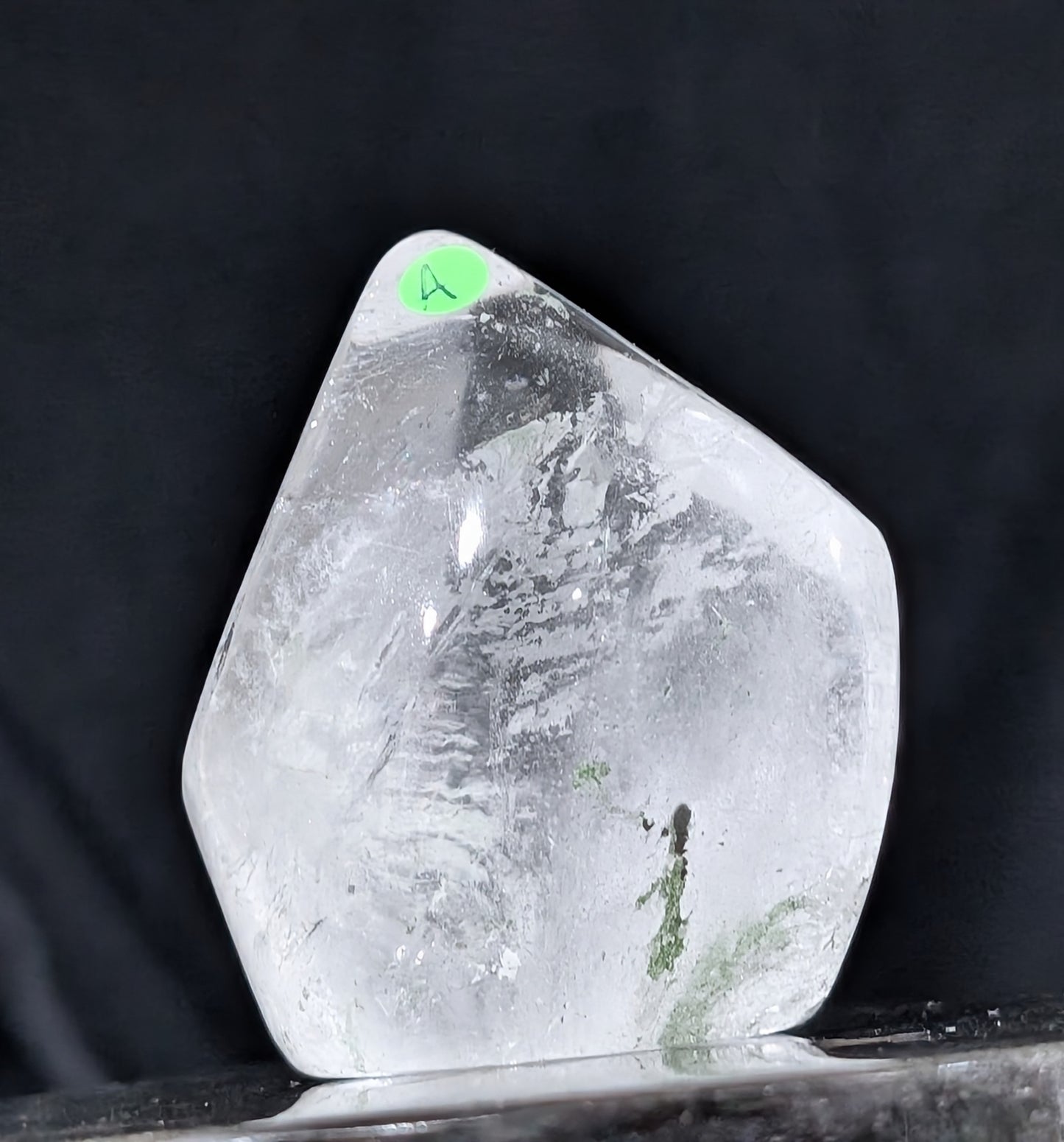 Clear Quartz Freeform with Chlorite Inclusions