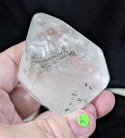 Clear Quartz Freeform with Chlorite Inclusions