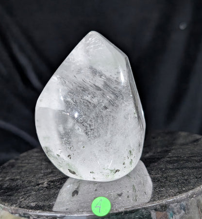 Clear Quartz Freeform with Chlorite Inclusions