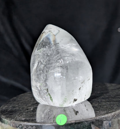 Clear Quartz Freeform with Chlorite Inclusions
