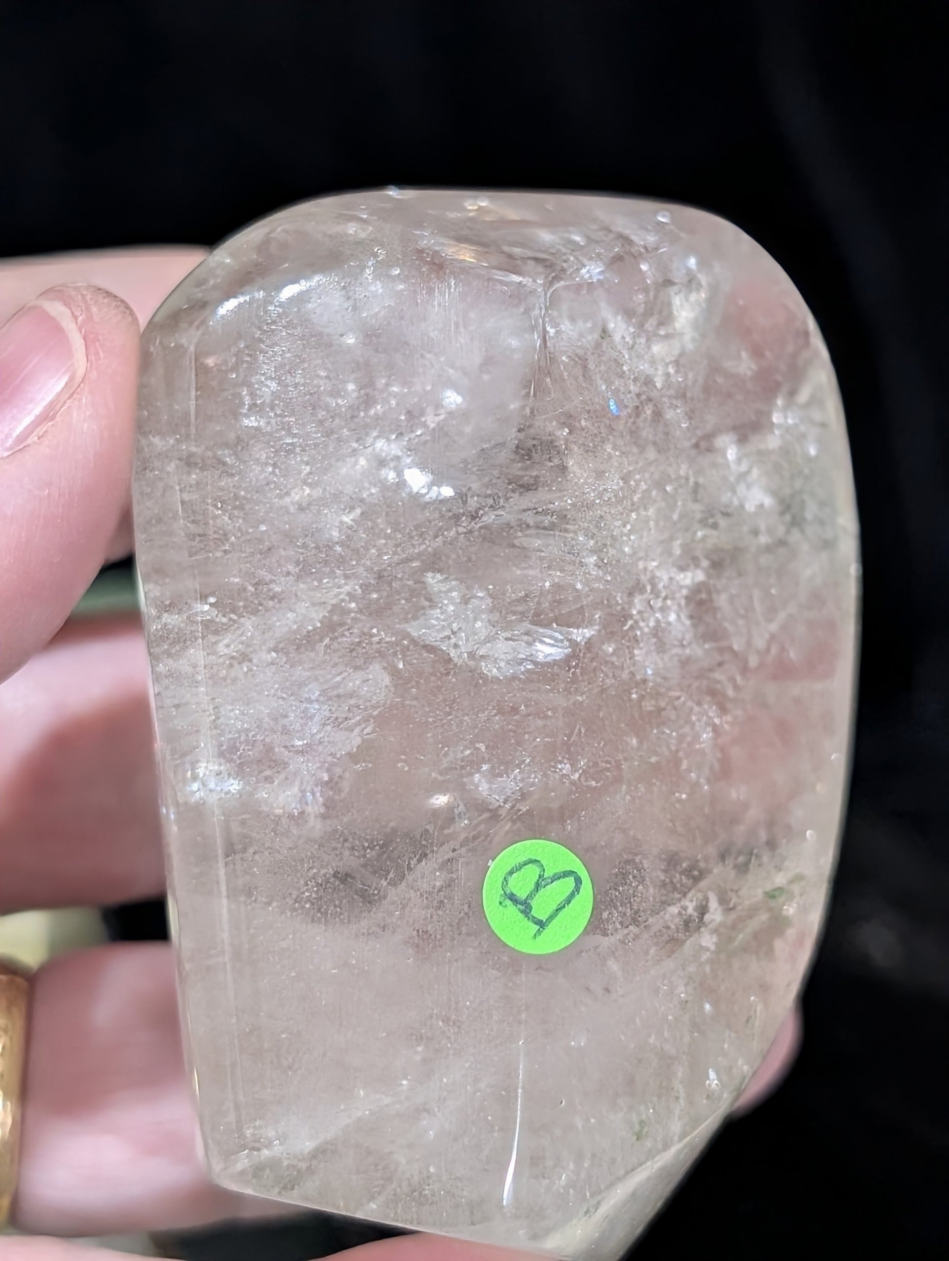 Clear Quartz Freeform with Chlorite Inclusions