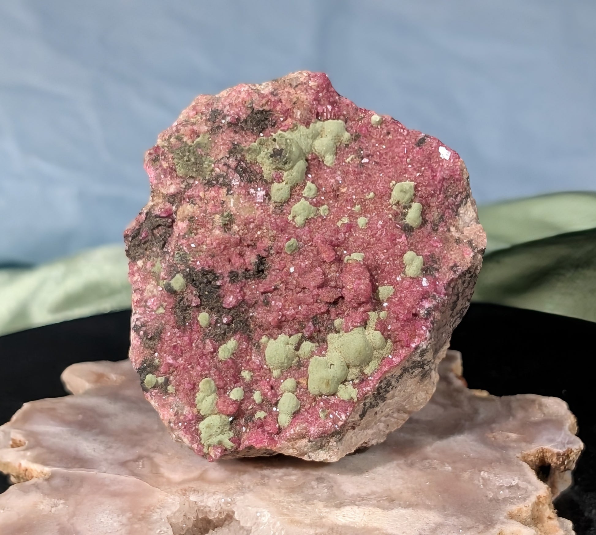 Sparkling Cobalto Calcite Specimen