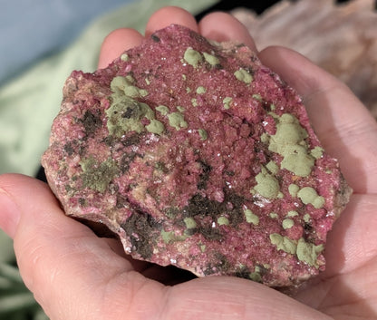Sparkling Cobalto Calcite Specimen