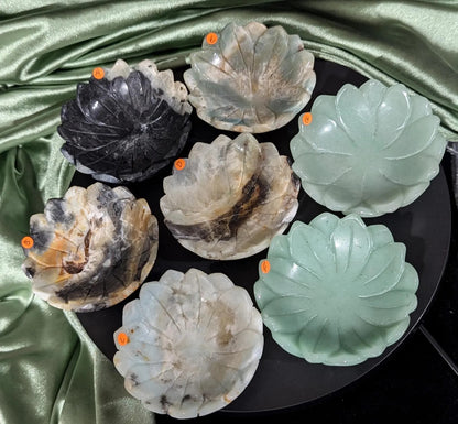 Crystal Lotus Bowls