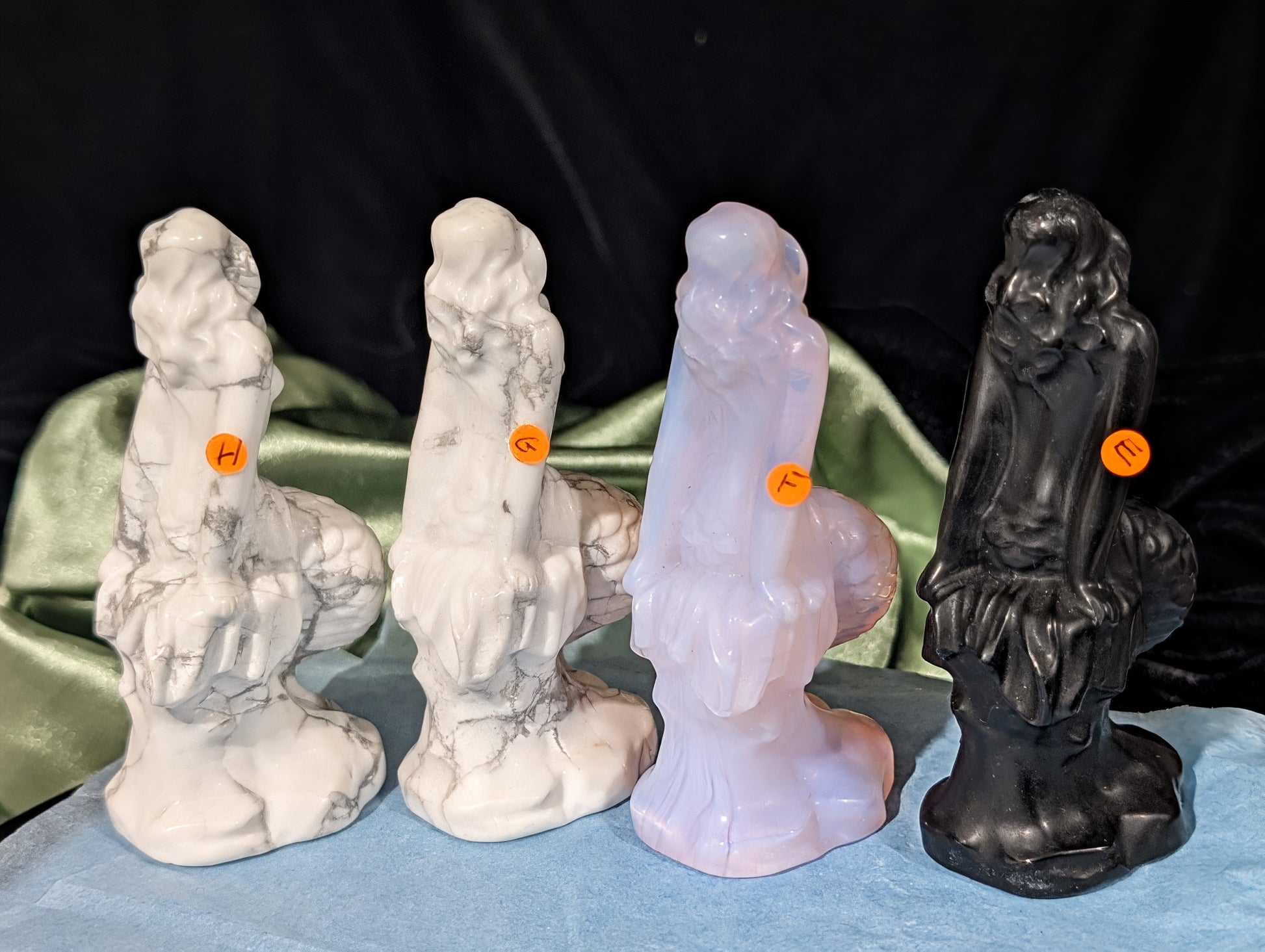 Crystal Mermaid Figurines