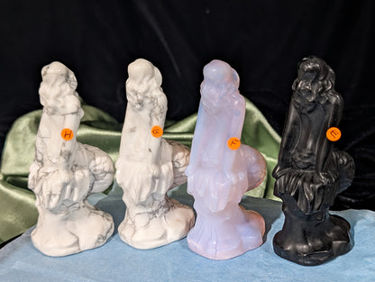 Crystal Mermaid Figurines