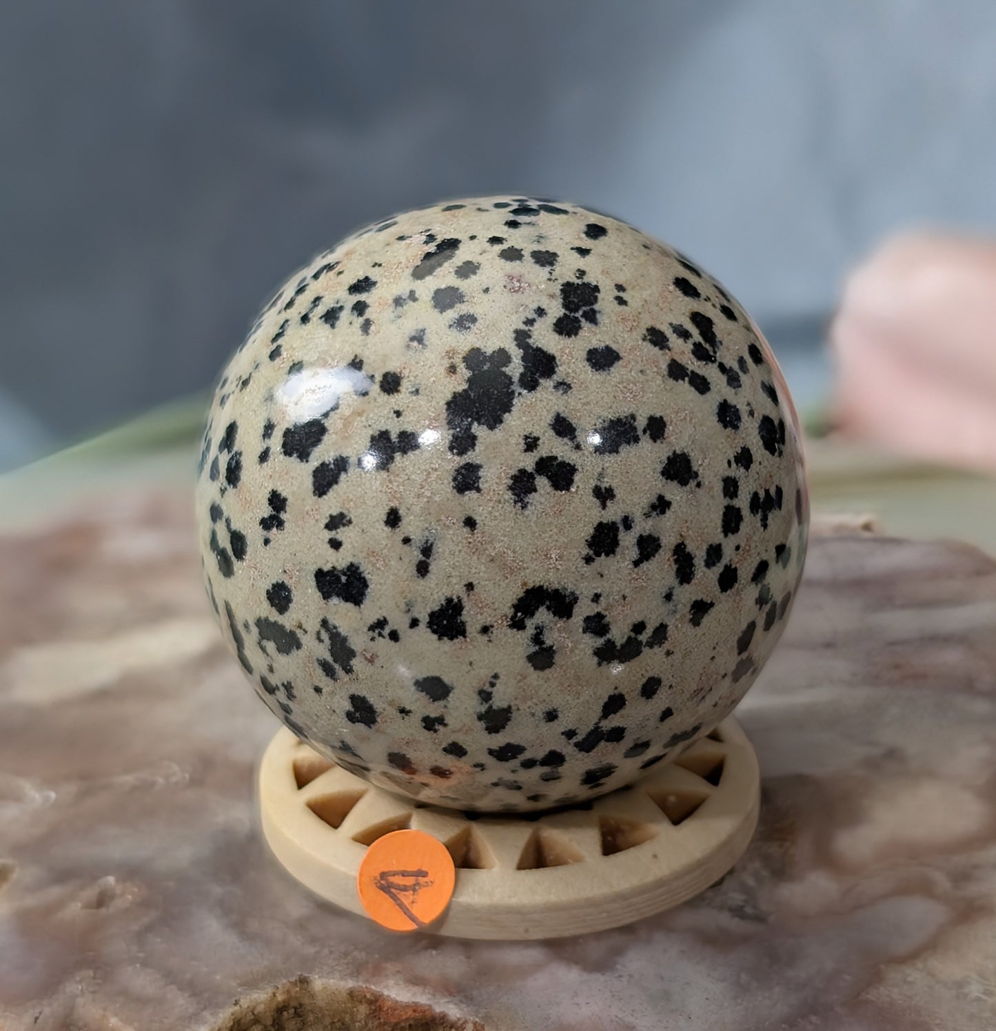 Dalmatian Jasper Sphere