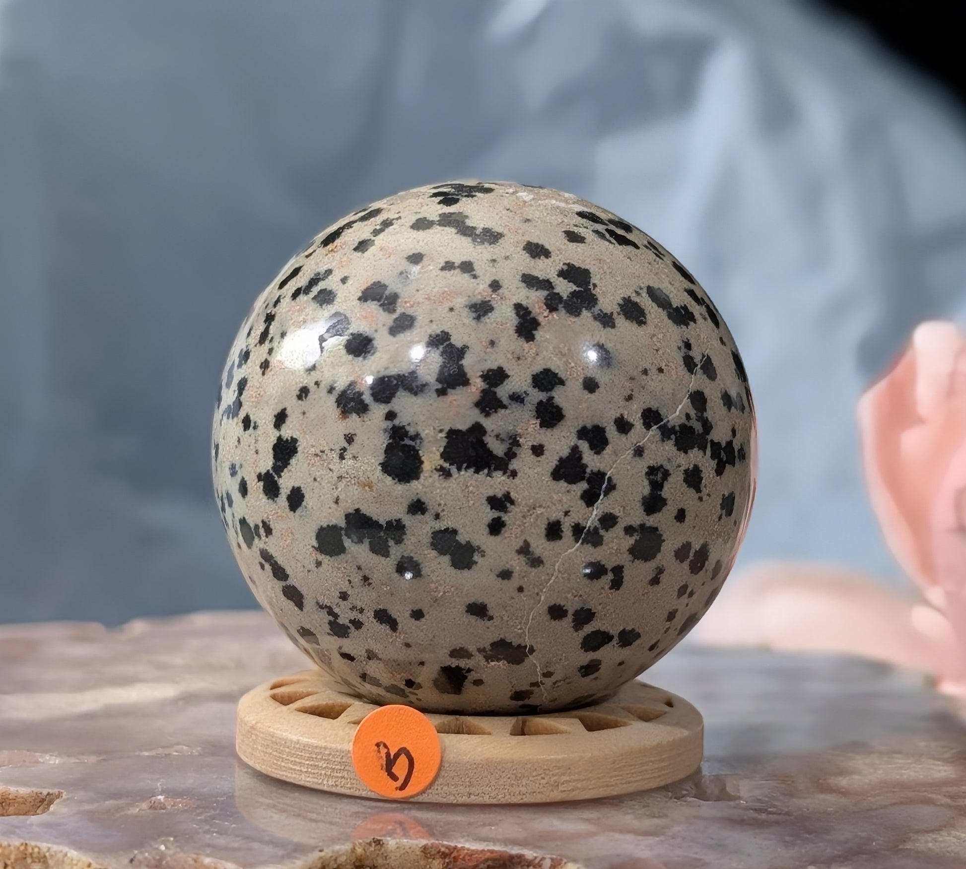 Dalmatian Jasper Sphere