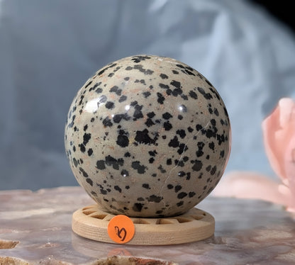 Dalmatian Jasper Sphere
