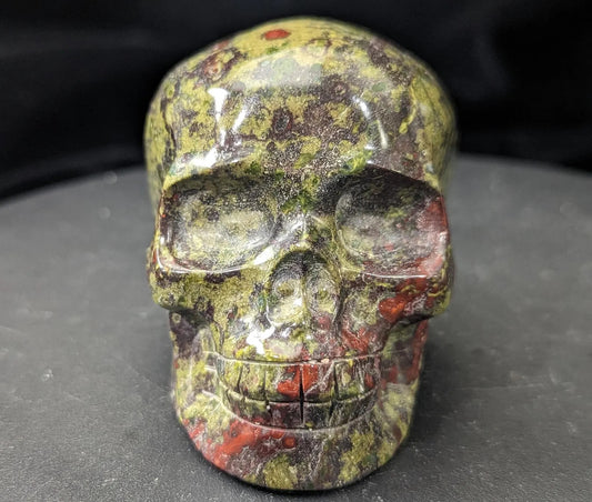 Dragon Bloodstone Skull