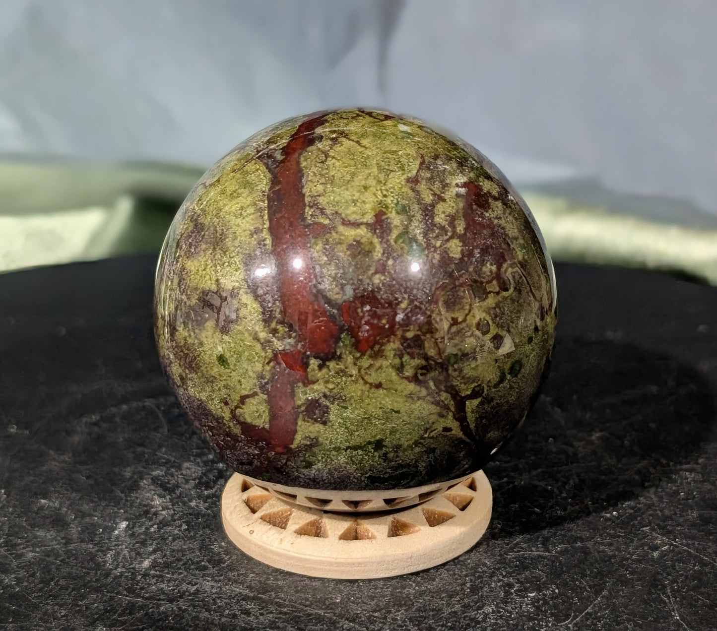 Dragon Bloodstone Sphere